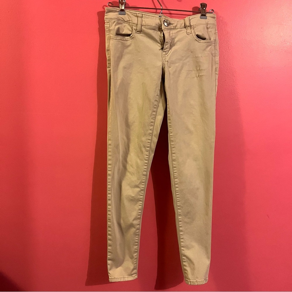 American Eagle Outfitters Beige Super Stretch Pants